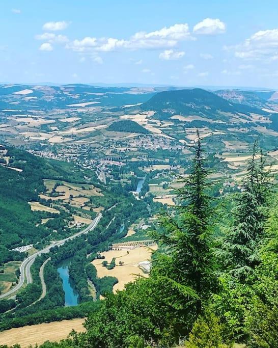 Panoramique Balcon Wifi Centre-Ville Millau Extérieur photo