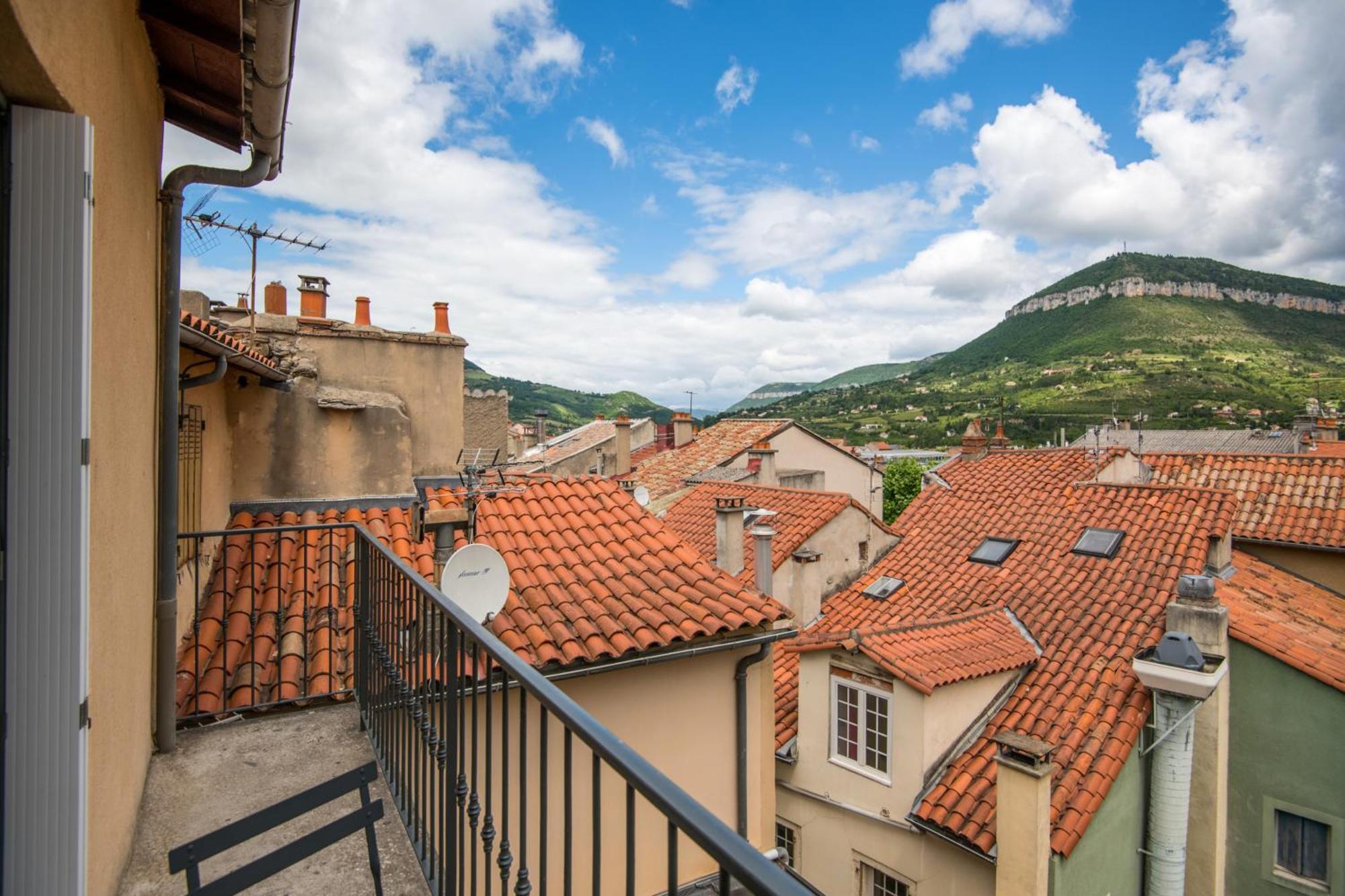 Panoramique Balcon Wifi Centre-Ville Millau Extérieur photo